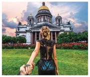 780485 NORIMPEX 5D Diamantová mozaika - Natália v Petrohrade