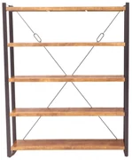 Knižnica Retro 160x200x35 indický masív mango Mango natural