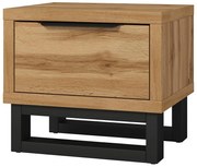 Nočný Stolík 1s Halle S 22 Dub Wotan