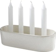 ADVENT Adventný svietnik 26 x 11 cm - biela