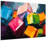 Obraz - Farebné kocky (70x50 cm)