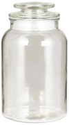Ib Laursen Sklenená úložná nádoba Clear 1,5 l