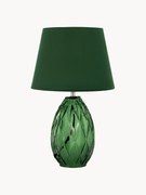 Stolová lampa so skleneným podstavcom Crystal Velvet