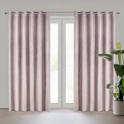 ZATEMŇOVACÍ ZÁVES NA KRÚŽKOCH MELANIE 215X250 CM PÚDROVÁ