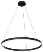 Maytoni MOD058PL-L42B3K - LED Luster na lanku RIM LED/51W/230V pr. 80 cm čierna