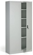 Kovová spisová skriňa, demontovaná, 4 police, 950 x 1950 x 400 mm, sivá