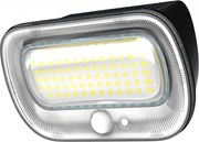 BERGE Solárne fasádne svietidlo s pohybovým senzorom IP54