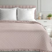 Dekorstudio Prehoz na posteľ s volánovým lemom LIBI3 púdrovoružový Rozmer prehozu (šírka x dĺžka): 170x210cm