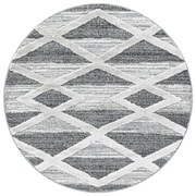 Sivý okrúhly koberec ø 80 cm Pisa – Ayyildiz Carpets