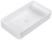 Erga Barbara, umývadlo na dosku 615x350x110 mm, biela lesklá, ERG-V03-YT-060-WH