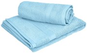 1x osuška CLARYSSE ELEGANCE 70x140 cm + 1x uterák CLARYSSE 60x110 cm 100% bavlna, svetlomodrá