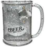 Plechový box na zátky s otváračom - 22 * 21 * 11 cm