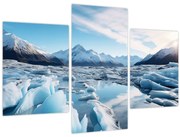 Obraz - Ľadovcové útvary (90x60 cm)