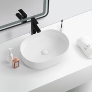 Erga Lakelyn, umývadlo na dosku 600x370x135 mm, biela lesklá, ERG-V03-9720B-WH