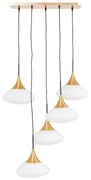 Gocce visiaca lampa zlatá 70x140 cm