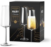 BOHEMIA PRESTIGE MARY POHÁR NA ŠAMPANSKÉ 210ML SADA 6KS