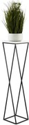 STOJAN NA KVETINÁČ LOFT7 100X24X24 CM ČIERNA/BIELA