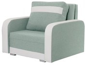 Kreslo KONRAD s funkciou spania Mätová/biela