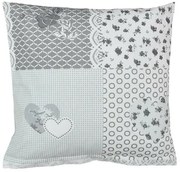 Bellatex Obliečka na vankúšik Srdce patchwork, 40 x 60 cm