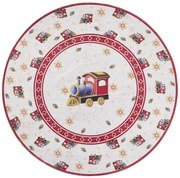 Kusový koberec Villeroy & Boch Toy's delight 106276 Cream, Red kruh, 160x160 (priemer) kruh, červená, obývacia izba, Villeroy & Boch