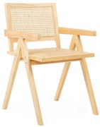 Stolička ROTIN drevená 834085