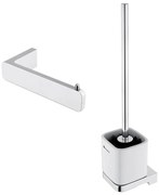 NIMCO MA set-94KN-26 - Nástenná WC štetka a držiak toaletného papiera MAYA chróm
