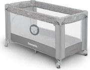 Lionelo - Cestovná postieľka STEFI sivá