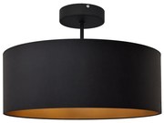 Luster na tyči ALBA 3xE27/15W/230V čierna/zlatá