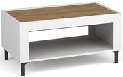Konferenčný Stolík Mossa M09 dub whisky/biela mat