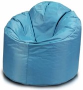INTERMEDIC SK - Sedací vak Star 85x90 cm | ergonomický dizajn s podrúčkami, 300 l Farba: NC06 - Modrá svetlá (Polyester)