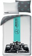 Posteľné obliečky Mercedes-AMG Petronas Formula One Team - 100% bavlna - 70 x 90 cm + 140 x 200 cm