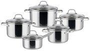 Silvercrest®  Súprava hrncov Premium (so sklenenými pokrievkami)  (100395241)