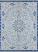 Koberec Milan Rozeta sivý / modrý