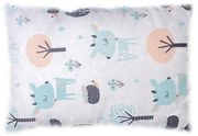 INTERMEDIC SK Vankúšik ZOO/minky modrá 38x26 cm