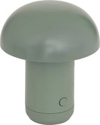 LED stolná lampa FUNGHI 11,2 cm, zelená