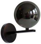 Nástenná lampa KAMA 1xG9/28W/230V čierna/dymová čierna