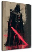 Obraz Darth Vader - Temná sila na plátne | 100% originál domaľovaný akrylom