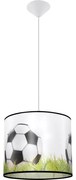 Sollux SL.1428 - Detský luster na lanku FOOTBALL 1xE27/15W/230V pr. 30 cm