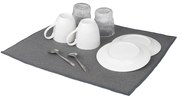 Sivá absorpčná podložka na umytý riad Wenko Miko