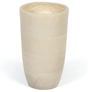 Kvetináč valcový L, 34 x 34 x 56 cm, fiberclay, béžová