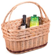 Nákupný kôš prútený Dame V.š. 42 x hl. 26 x v. 23/43(cm)