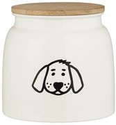 Ib Laursen Plechová dóza na granule pre psy White 2,2 l