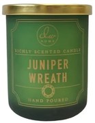 dw HOME Vonná svíčka ve skle Juniper Wreath Mini 108 g