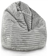 Sedací vak Bag Sako L Stripe Farba: Sv. sivý