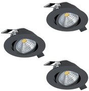 LED bodové osvetlenie Eglo SALICETO čierna 900747