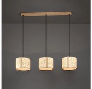 Eglo 390324 - Luster na lanku HONTONGAS 3xE27/25W/230V béžová
