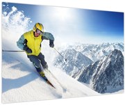 Obraz - Lyžiar (90x60 cm)