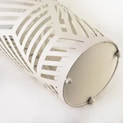 Kovový stojan na dáždniky Cedric White Line, 45,5x24 cm