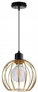 Závesné svietidlo Toronto, 1x zlaté drôtené tienidlo, (výber z 2 farieb konštrukcie)