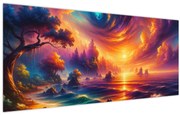 Obraz - Magický svet (120x50 cm)